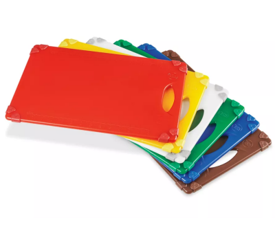 Plastic Cutting Board - Haccp-Compliant - Rectangle - Red - 18 x 24 - 1  Count Box